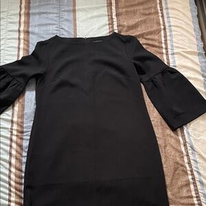 Banana Republic Black Long Sleeve Dress